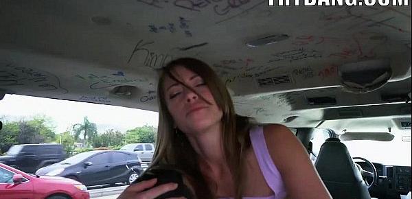 Kirsten Lee goes Wild on a Spring Break Bus Ride in the Famous Bangbus!